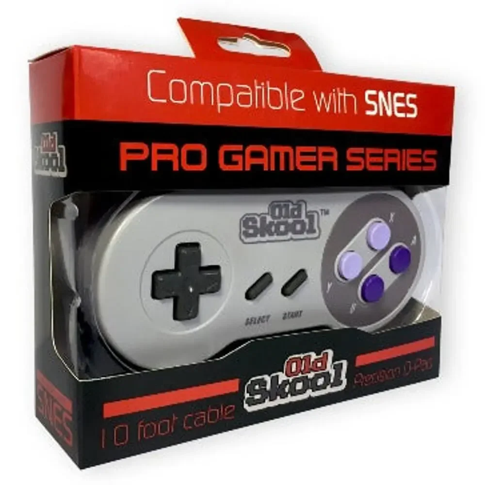 Super NES Controller w/ 10-FT Cord (NEW) - Super NES - Pro Gamer Series